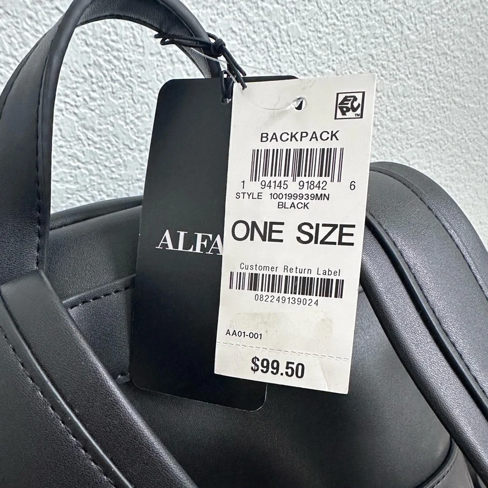 Alfani Black Men's Backpack NWT